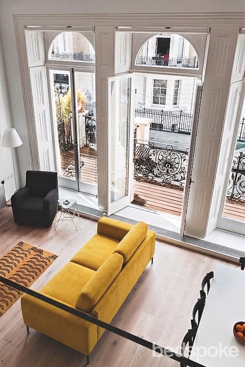 Same living room after RoomMatch with a Bedspoke sofa
